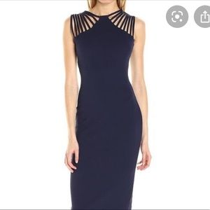 Dress the Population Blue Mini Dress